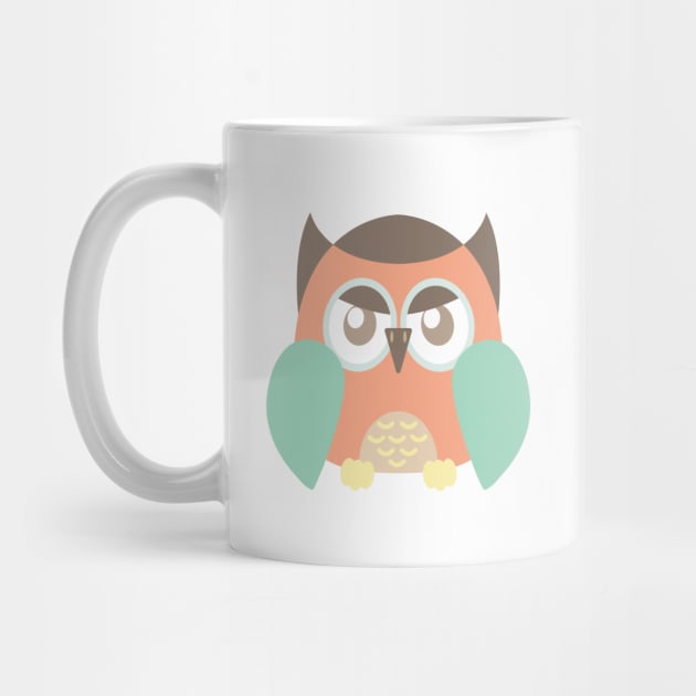 Angry little owl by GazingNeko
